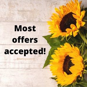 🌸 Feel free to make an offer!